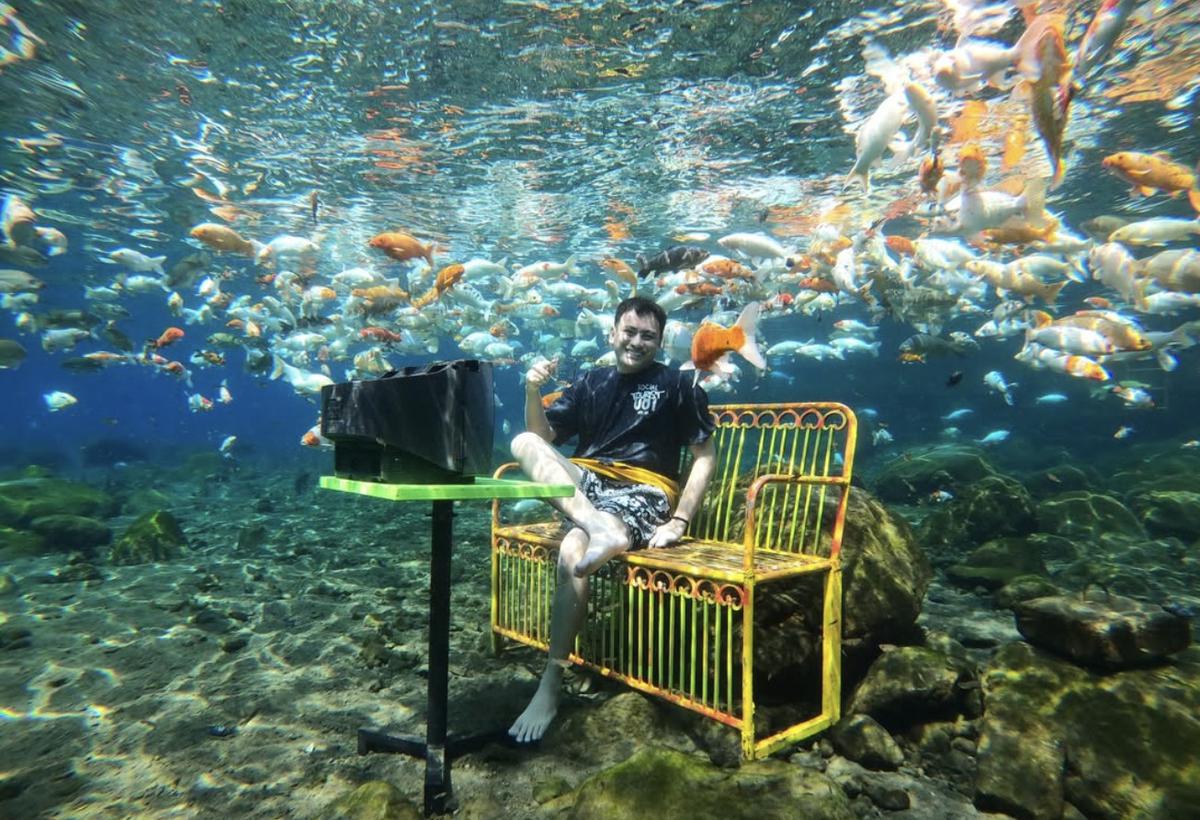 Wisata Air Unggul Ponggok di Klaten, Jawa Tengah
