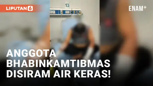 VIDEO: Anggota Polisi di Cilincing Disiram Air Keras Oleh Kelompok yang Tawuran