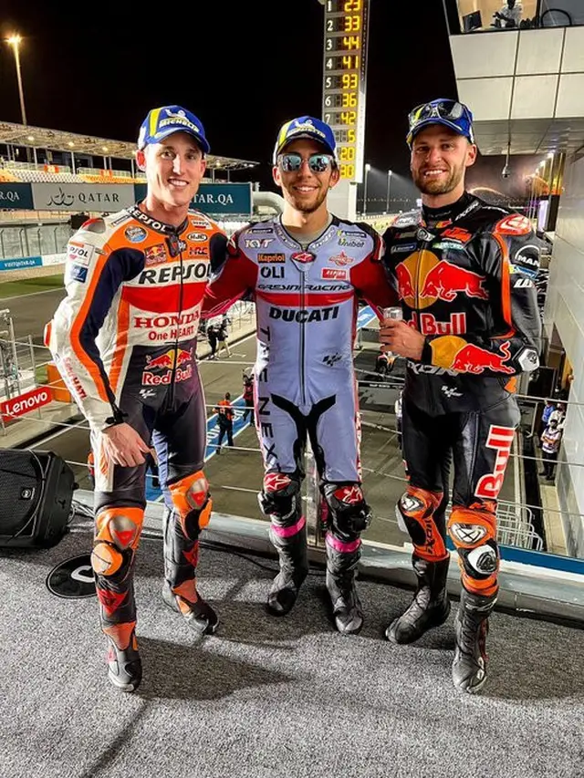 Pol Espargaro, Enea Bastianini dan Brad Binder