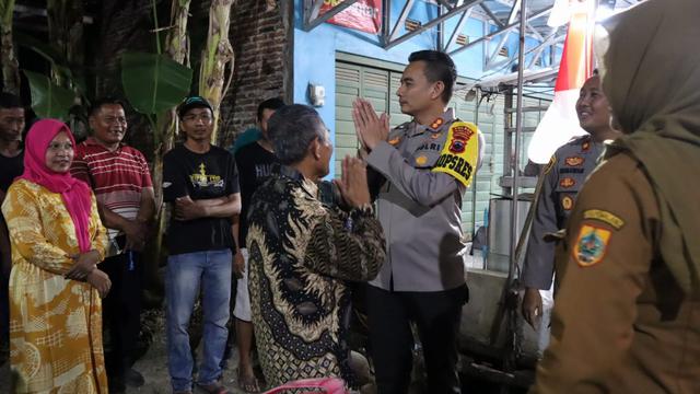 Pencanganan Kampung Tanggung Bersih Narkoba di Pemalang, Jawa Tengah. (Foto: Liputan6.com/Humas Polres Pemalang)
