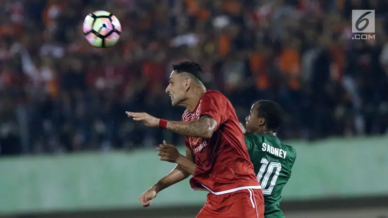 FOTO: Unggul atas PSMS di Laga Pertama Semifinal, Persija Tatap Final PIala Presiden 2018