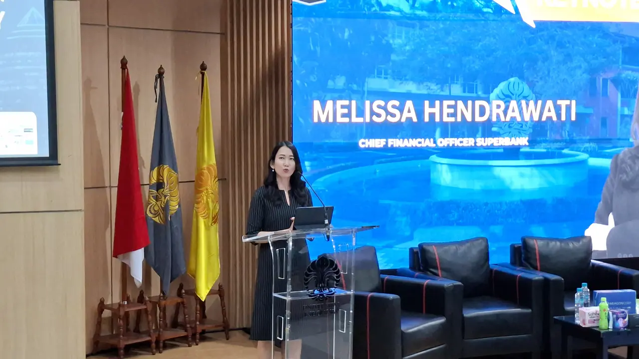Direktur Keuangan PT Super Bank Indonesia Tbk (SUPA) Melisa Hendrawati