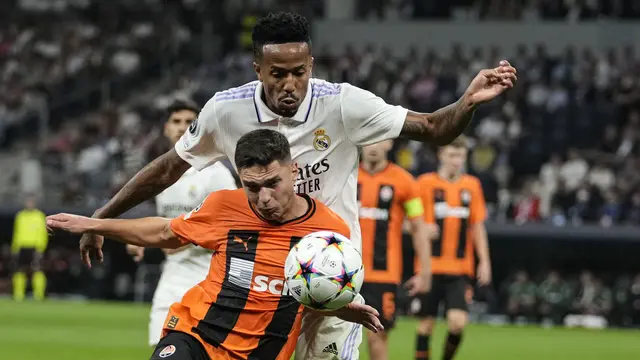 Real Madrid vs Shakhtar Donetsk di Liga Champions