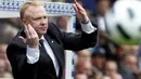 Ekspresi manajer Birmingham City Alex McLeish di laga lanjutan Liga Premier melawan Fulham di St Andrews Stadium, 15 Mei 2011. AFP PHOTO / IAN KINGTON