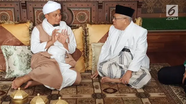 VIDEO: Ma'ruf Amin Minta Dukungan Ustaz Arifin Ilham