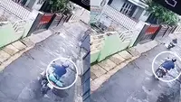 Kurir di Bandar Lampung Menangis Motor Berisi 66 Paket Digasak Maling