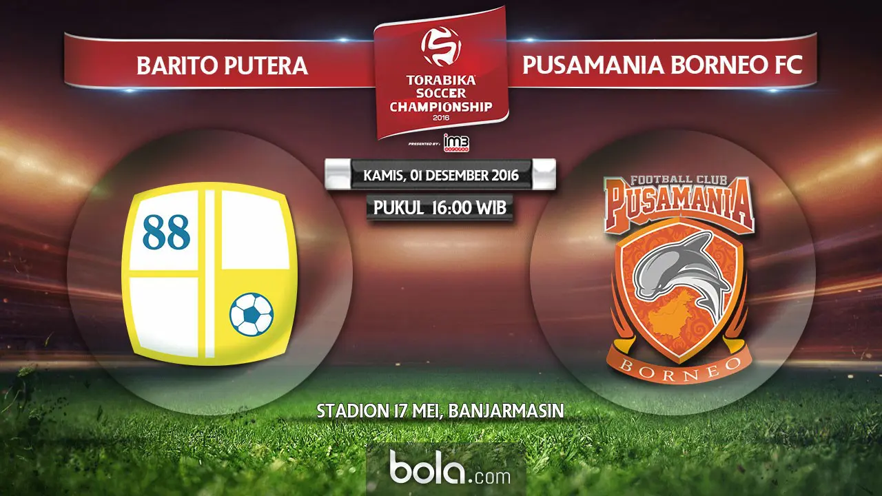 Barito Putera vs Pusamania Borneo FC