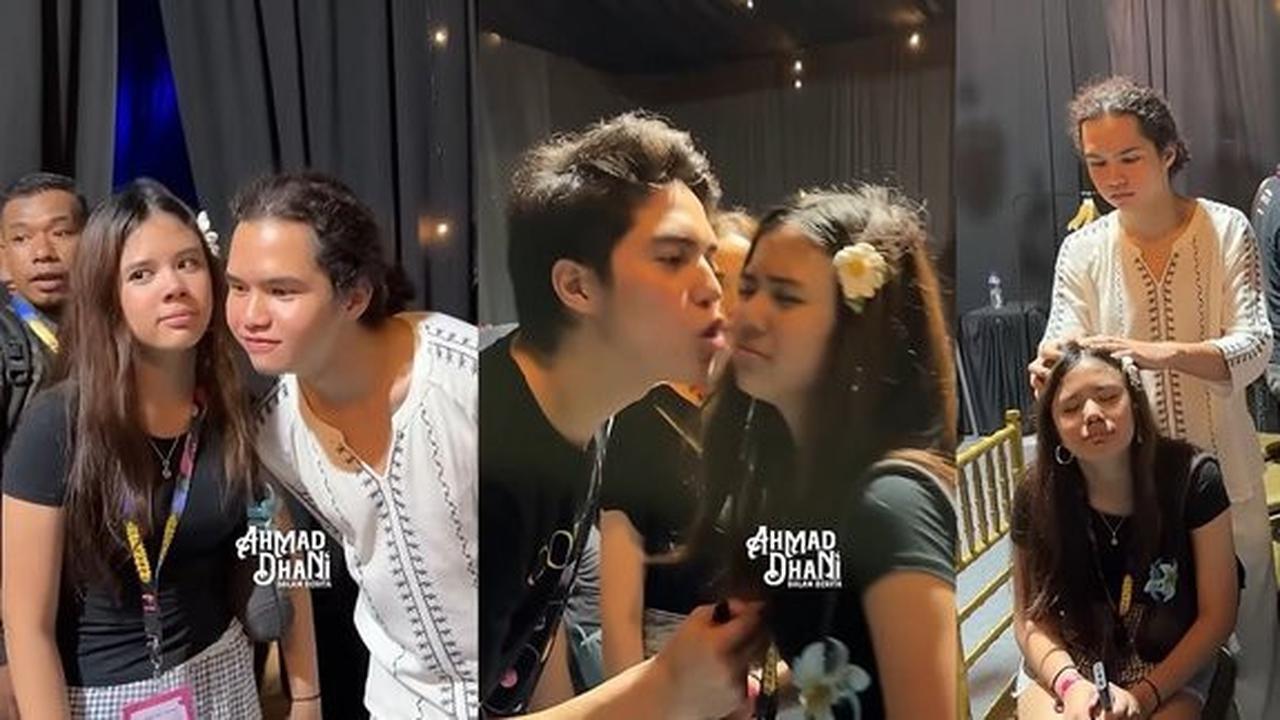 Foto Safeea Ahmad yang Tampak Malu-malu Saat Dicium El Rumi dan Dipijat oleh DulA Jaelani