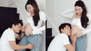 Potret Maternity Shoot Istri Jang Hansol Korea Reomit (Foto: Instagram/ hansoljang110)