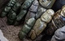 Arkeolog Temukan Peti Harta Karun  Bangsa Aztec, Isinya Belasan Patung Batu Berusia 1.000 Tahun