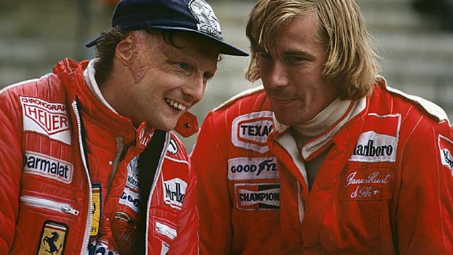 Niki Lauda dan James Hunt