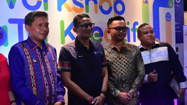 Sandiaga Uno mendorong para pelaku ekonomi kreatif, khususnya subsektor musik dan kuliner di Kota Ambon untuk terus berkarya dan berinovasi.