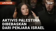 Momen Aktivis Palestina Ahed Tamimi Dibebaskan dari Penjara Israel