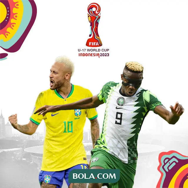 Piala Dunia U-17 - Ilustrasi Neymar dan Victor Osimhen