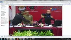 KPU melakukan verifikasi faktual PDI Perjuangan di kantor DPP PDIP di Lenteng Agung, Jakarta Selatan.