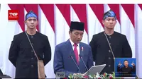 Presiden RI Joko Widodo (Jokowi) saat penyampaian RUU tentang APBN Tahun Anggaran 2024 beserta Nota Keuangan pada Rabu, 16 Agustus 2023. (Photo dok. Youtube DPR RI)