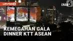 Intip Kemegahan Gala Dinner KTT ASEAN, Dari Pesta Kembang Api Hingga Video Maping di Gedung Jakarta
