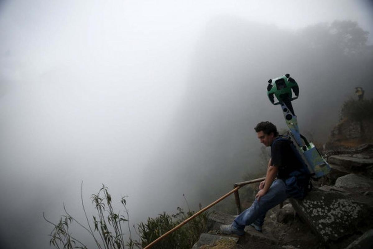 Penjelajahan Google Street View di gunung tua Suku Inca