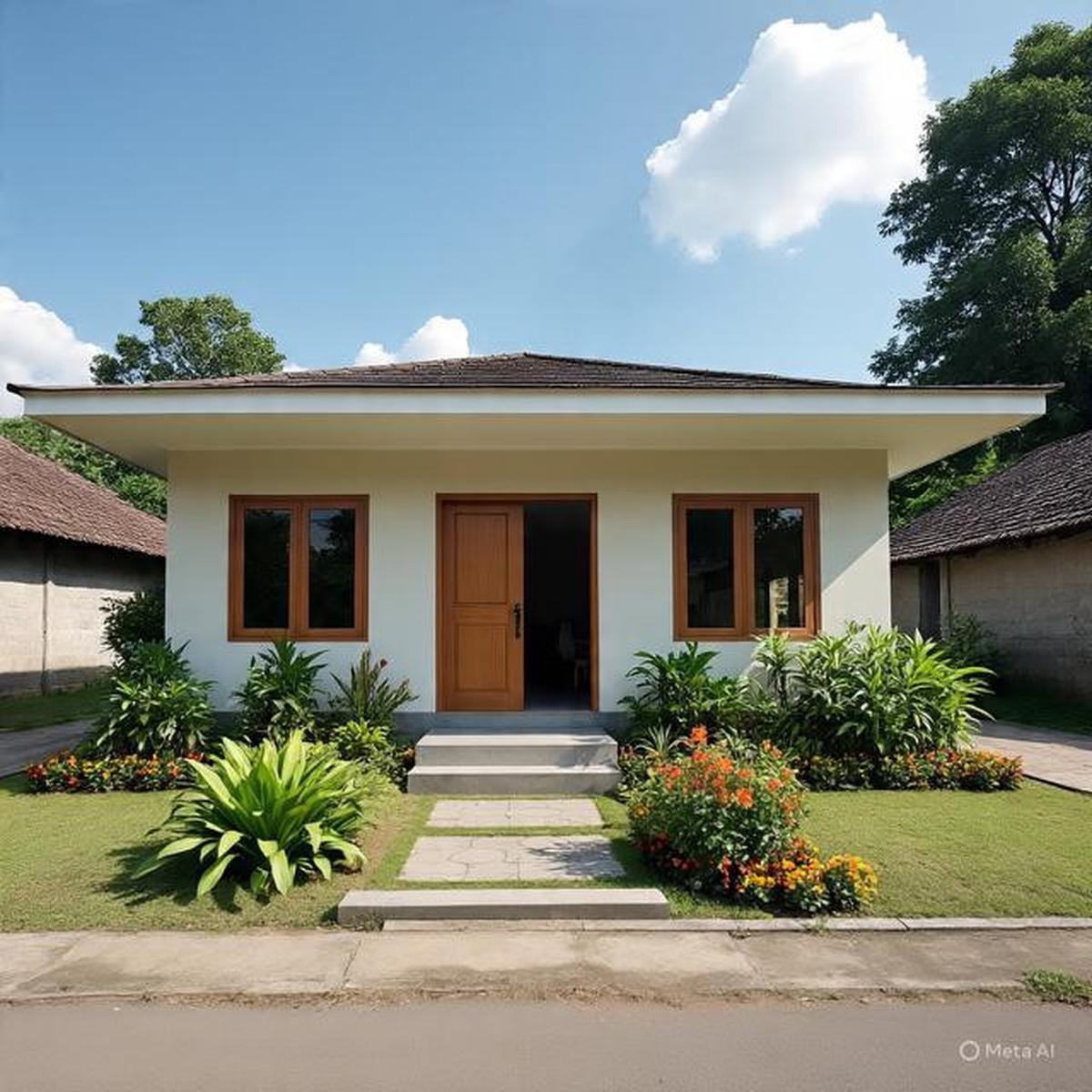 9 Desain Rumah Kampung Tapi Terlihat Seperti Rumah Rp 500 Juta, Hunian Sederhana Modern