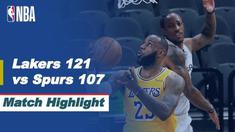 Berita video LA Lakers kalahkan San Antonio Spurs 121-107