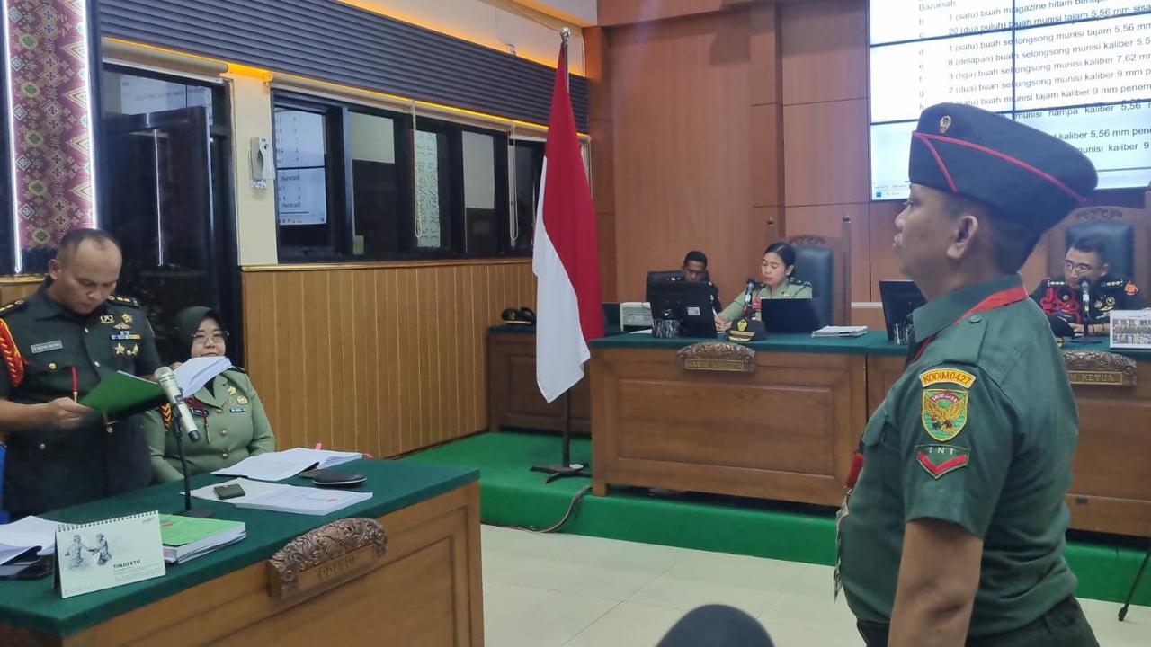 Kopda Bazarsah Divonis Mati, Tembak 3 Polisi Lampung