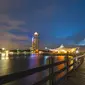 Ancol Beach Pier, Jakarta. Indonesia. (Shutterstock/BagusMartada)