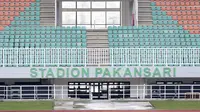 Suasana Stadion Pakansari, Bogor, Selasa (3/3/2020). Stadion tersebut merupakan salah satu kandidat veneu untuk piala dunia U-20 pada 2021. (Bola.com/M Iqbal Ichsan)