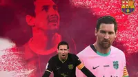 Barcelona - Ilustrasi Lionel Messi (Bola.com/Adreanus Titus)