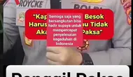 Cek Fakta: Hoaks Video Polisi Tetapkan Jokowi Tersangka dan Bakal Dijemput Paksa