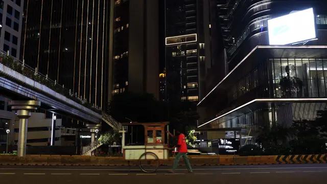 Dibayangi Corona, Kesunyian Hantui Jakarta