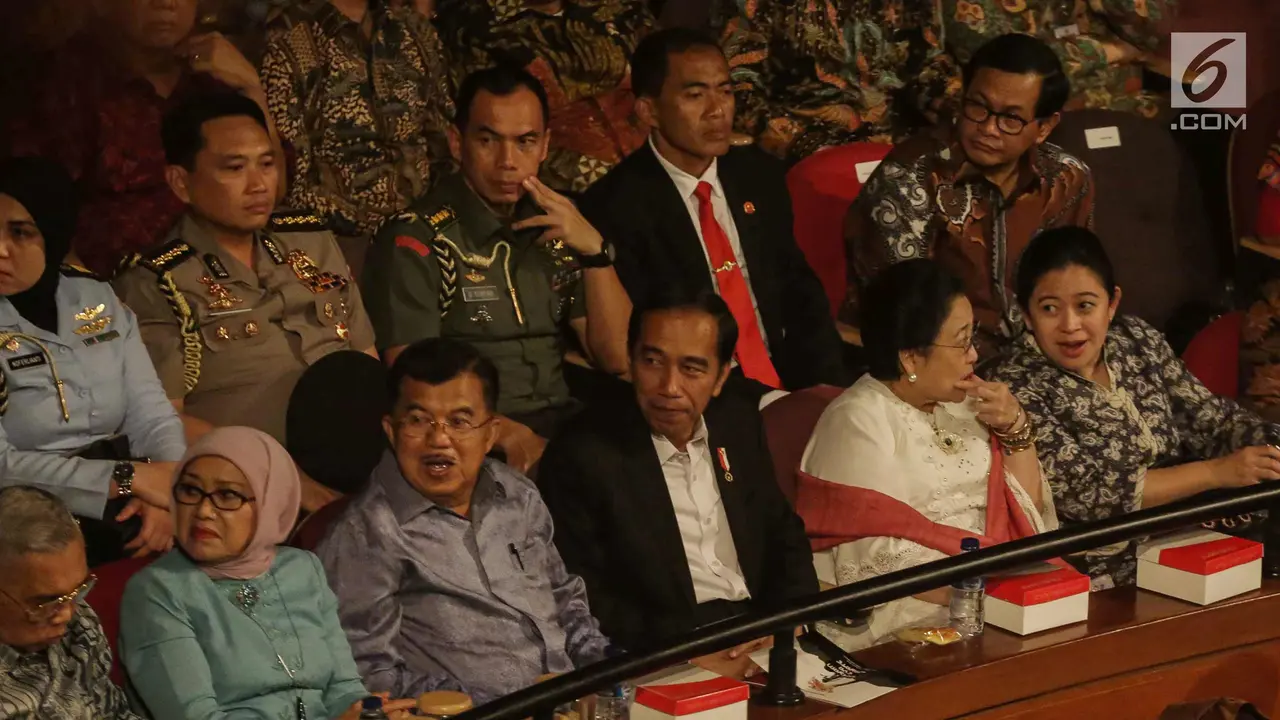 Jokowi dan Jusuf Kalla Hadiri Perayaan Ulang Tahun Megawati ke-71