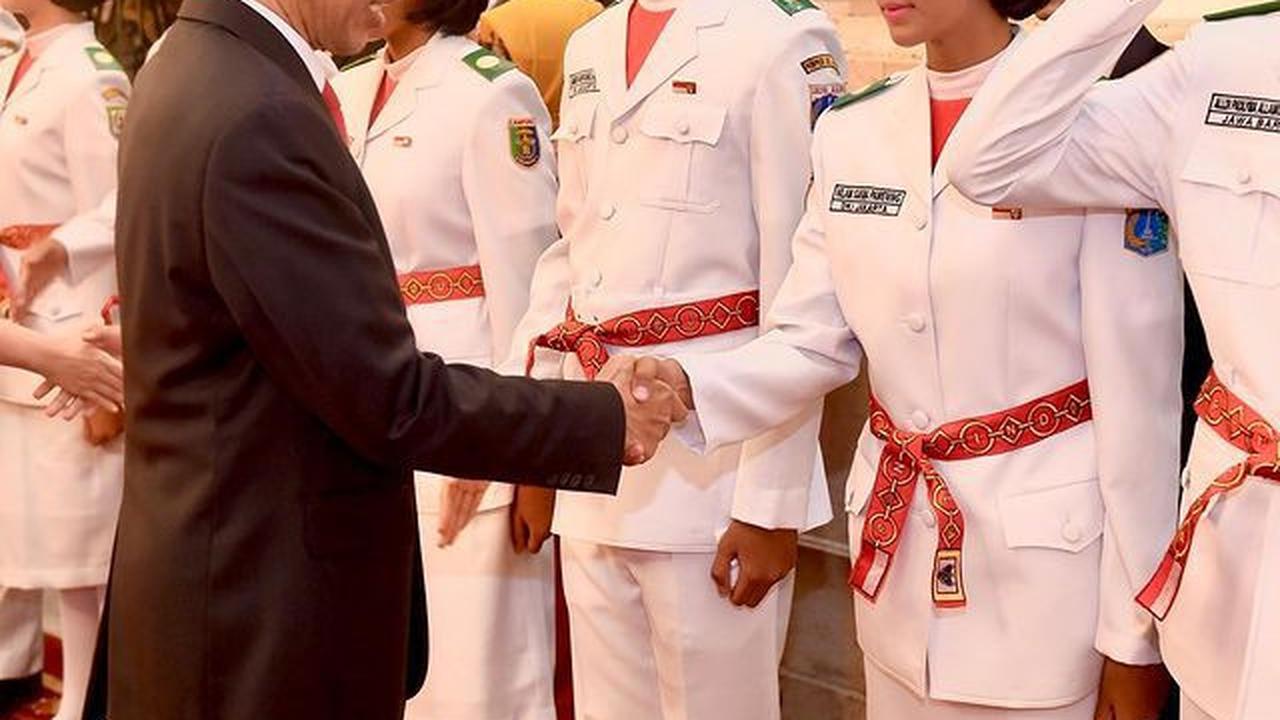 Potret Terbaru Nilam Sukma, Paskibraka Nasional yang Bertugas Sebagai Pembawa Baki di Upacara HUT RI ke-71