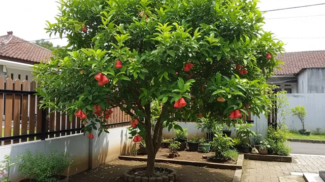 Pohon Buah yang Tidak Membuat Tetangga Khawatir karena Akarnya Terkendali