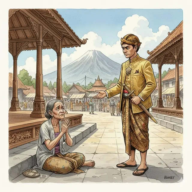 Ilustrasi Dongeng Sunda Dalem Boncel (Gemini AI)