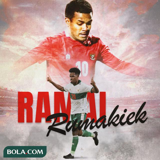 Timnas Indonesia - Ilustrasi Ramai Rumakiek