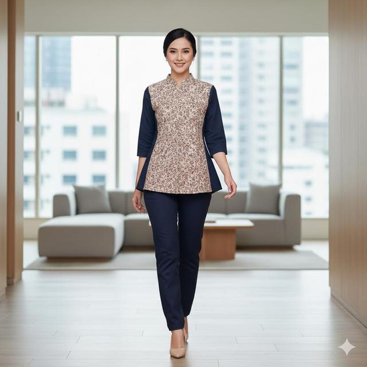 8 Model Atasan Batik Kantor 2026, Pilihan Stylish untuk Tampilan Profesional dan Tetap Elegan