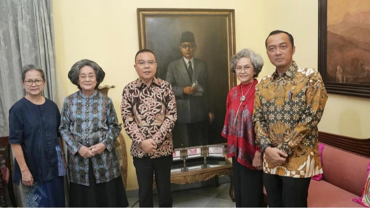 Dasco Datangi Rumah Bung Hatta Disambut 3 Putri Proklamator, Bahas Apa?