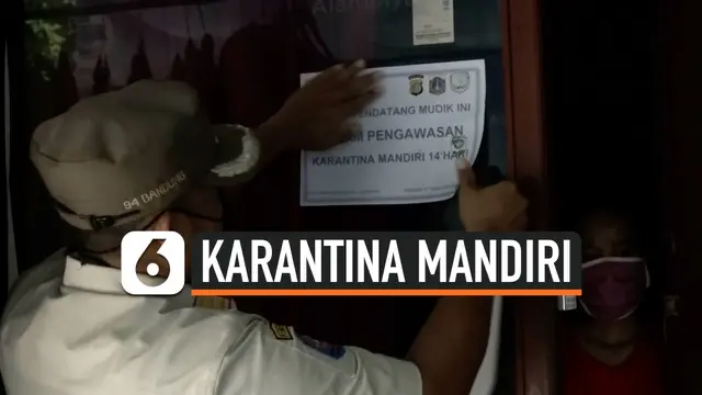 VIDEO: Pemudik yang Tiba Dipaksa Melakukan Isolasi Mandiri