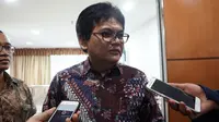 Dirjen Penyelenggaraan Pos dan Informatika Kemkominfo, Ahmad M Ramli di Jakarta, Selasa (7/11/2017). (Liputan6.com/ Agustin Setyo W)