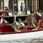 Para pendayung gondola di Festival Regata Storica, Venesia. (dok. Instagram @luigibrugnaro/https://www.instagram.com/p/CEzTsurg3LO/?igshid=18wemd9gcp6mw/Brigitta Valencia Bellion)