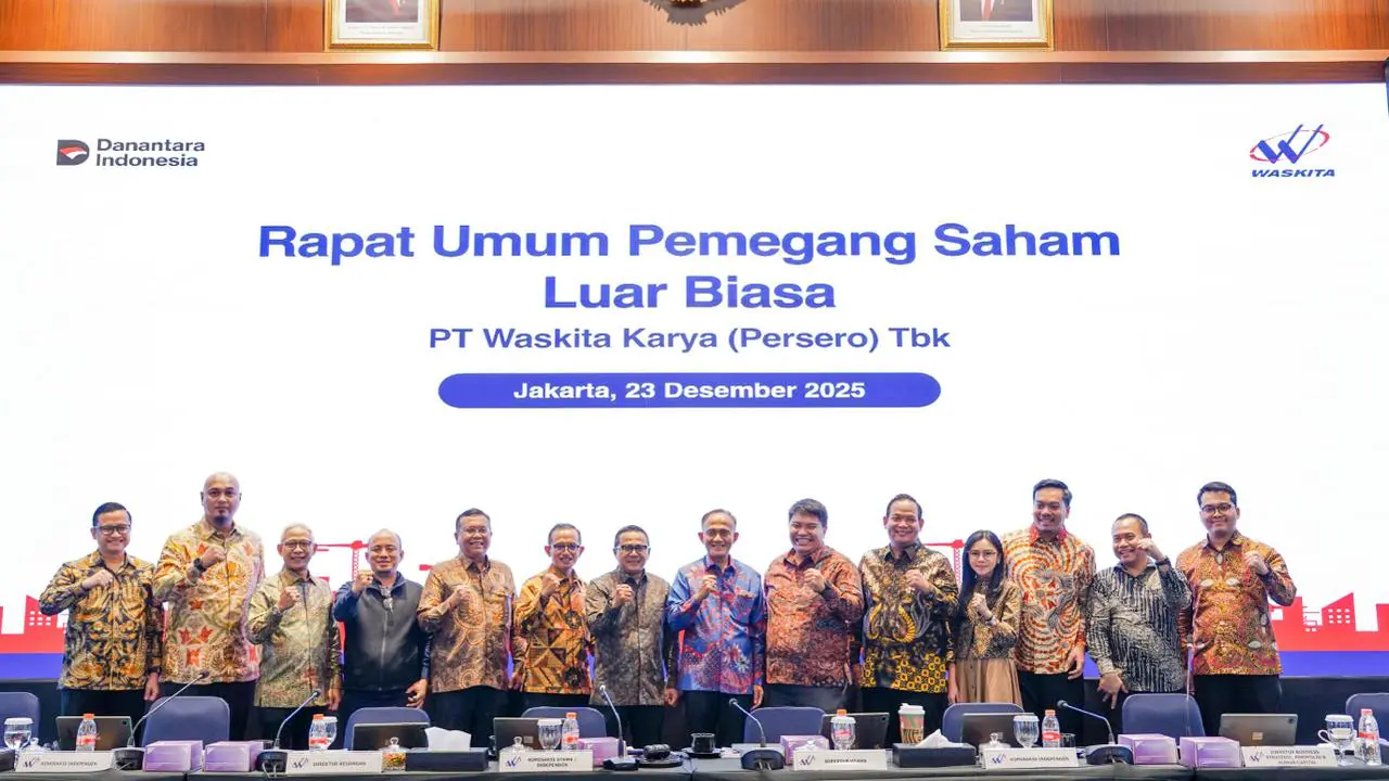 Rapat Umum Pemegang Saham Luar Biasa (RUPSLB) PT Waskita Karya Tbk (WSKT). (Foto: Waskita Karya)