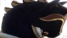 Kepala patung kuda berlapiskan diamente yang disita petugas saat akan dikirim dari Meksiko ke Auckland, Selandia Baru Mei lalu. Didalam patung dengan tinggi 1 meter ini ditemukan 35 kg Kokain. (REUTERS/New Zealand Police)