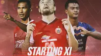 Piala Menpora - Cover Starting XI Piala Menpora 2021 (Bola.com/Adreanus Titus)