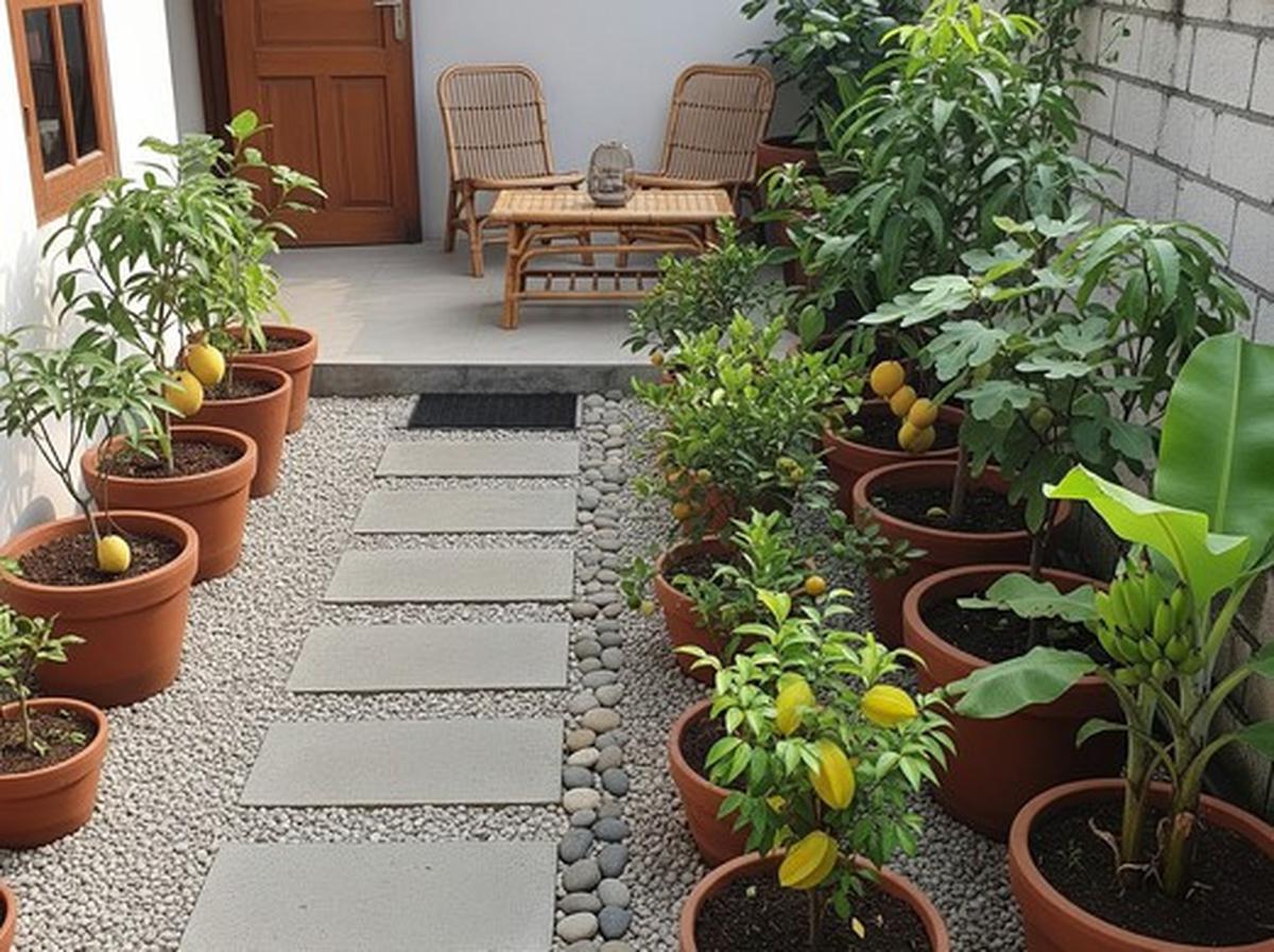 Cara Memilih Pot untuk Tanaman Buah (AI Generated)