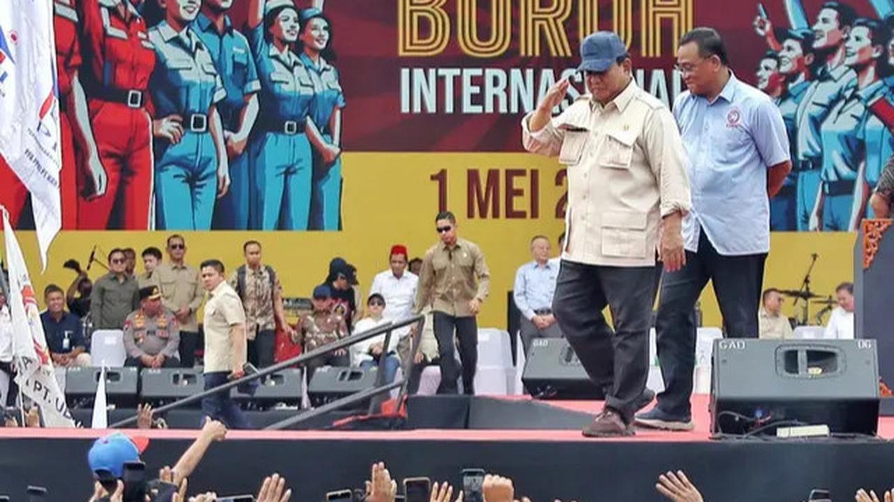 Momen Kali Kedua Presiden RI Hadiri Perayaan Hari Buruh Internasional