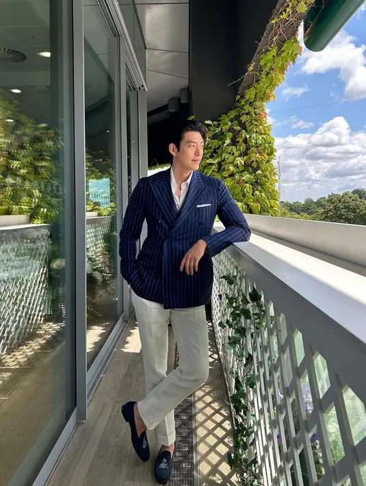 <p>Kemunculan keduanya di final Wimbledon 2023 pun menghebohkan publik. Ini bagaikan reuni momen reuni setelah keduanya membintangi drama The Heirs, 2013 silam. (Foto: Instagram/ ____kimwoobin)</p>