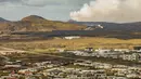 Aktivitas ini sekali lagi mengancam Grindavik, sebuah kota pesisir berpenduduk 3.800 orang, dan menyebabkan evakuasi spa geotermal Blue Lagoon yang populer, salah satu atraksi turis terbesar di Islandia. (AP Photo/Marco di Marco)