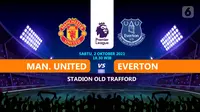 Manchester United vs Everton. (Liputan6.com/Trie Yasni)