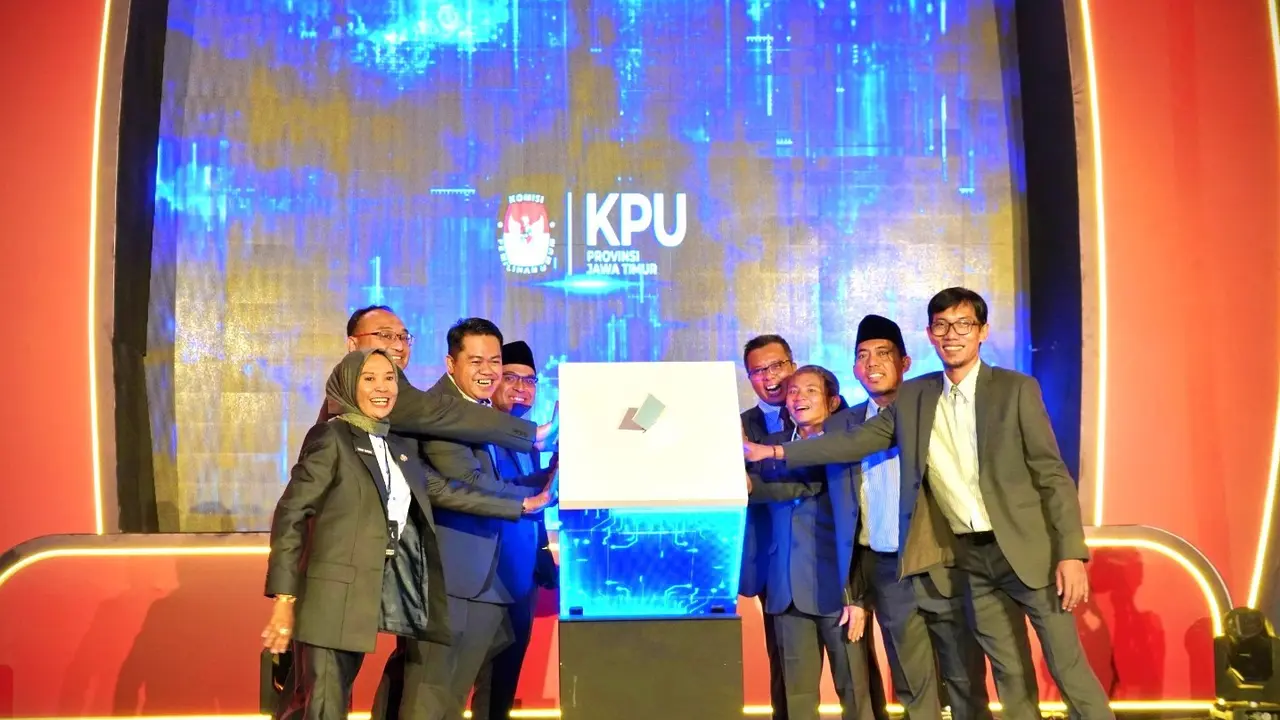 KPU Jatim mulai  menggelar rapat pleno terbuka rekapitulasi hasil penghitungan suara Pemilu 2024 mulai 3 Maret hingga 8 Maret 2024, di Surabaya. (Istimewa)