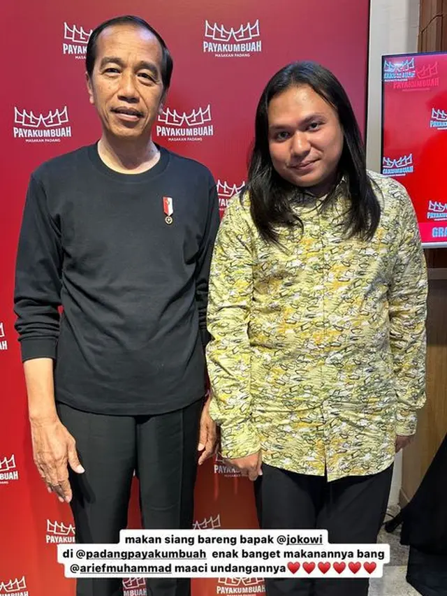 Keanu dan Presiden Joko Widodo. (Instagram/ keanugl)